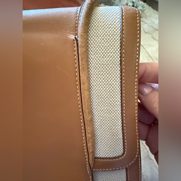 Hermes Barenia Toile With Horse Bit Buckle - Picture 6 of 16